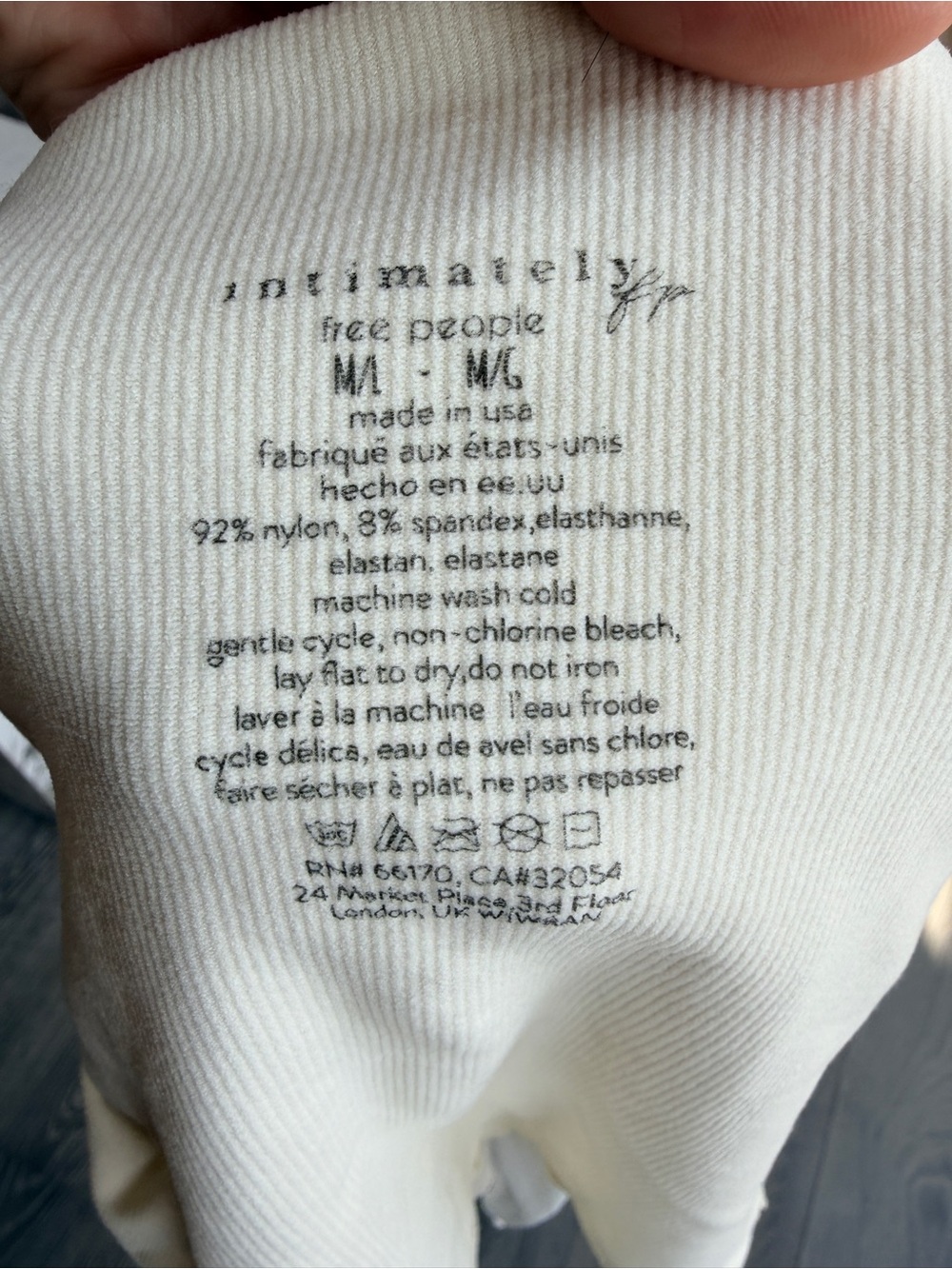 Intimately Free People Light Up Layering Seamless Mesh High Neck Top in Cream - Picture 3 of 5